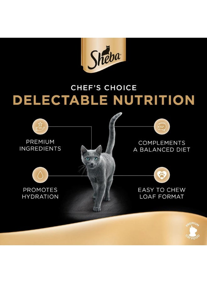 Sheba Chicken Premium Loaf Fine Food For Cats 12 + Months 12 X 70G - Image 2